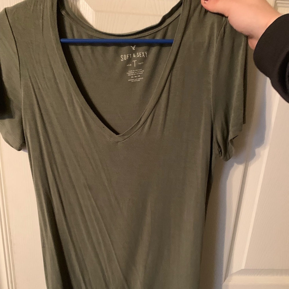 V-neck top